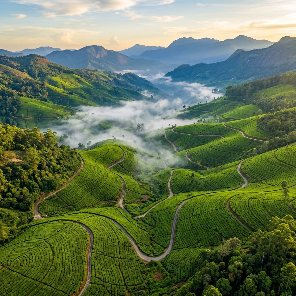 Ramboda Falls & Tea Country